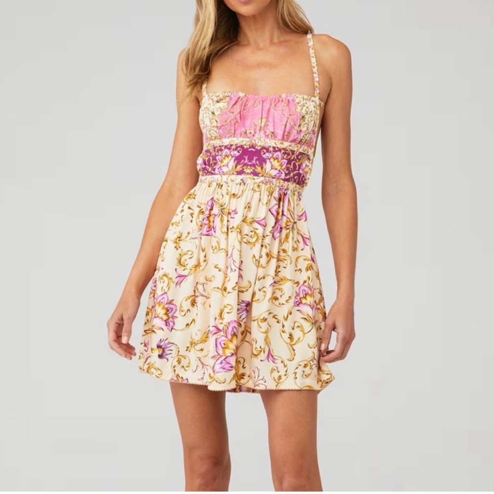 💗NWT Agua Bendita Logan Merzin Floral Mini Dress - Size Medium